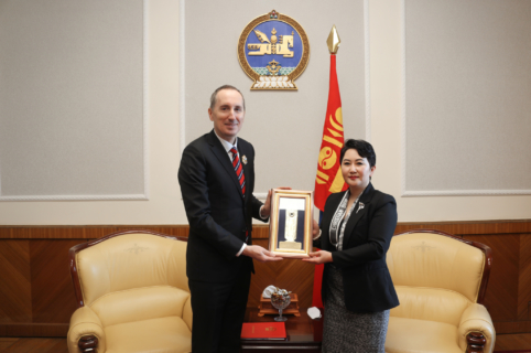 FOREIGN MINISTER MRS. BATTSETSEG BATMUNKH RECEIVED CZECH AMBASSADOR ...